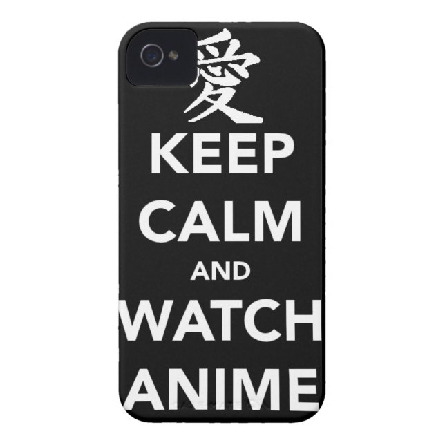Keep Calm and Watch Anime Case-Mate iPhone Case (Back)