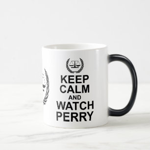Keep Calm and Watch Perry Legal Humour Magic Mug