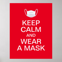 keep calm and wear a mask