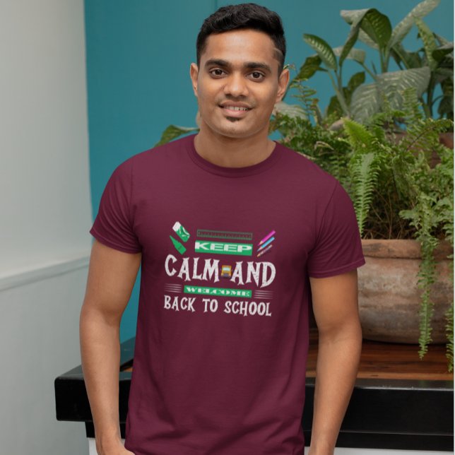 Keep Calm and Welcome back to School T-Shirt (Creator Uploaded)