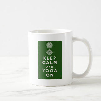 Keep Calm and Yoga On Coffee Mug