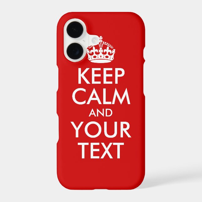 Keep Calm and Your Text (Back)