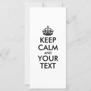 KEEP CALM and YOUR TEXT