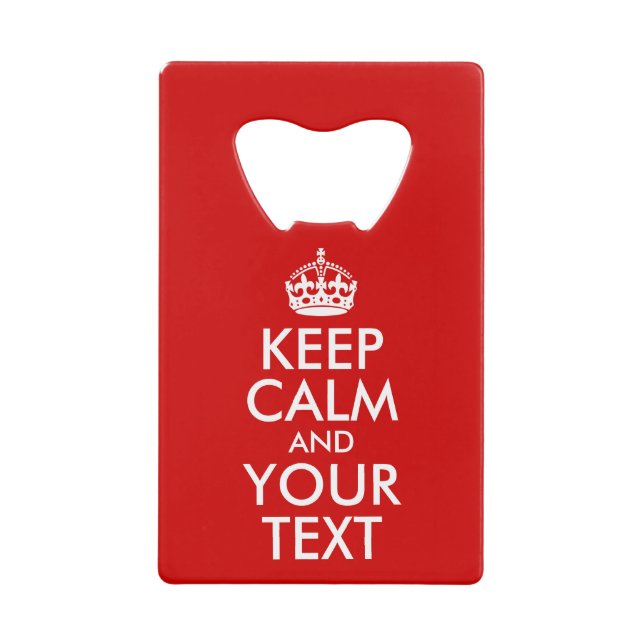 Keep Calm and Your Text (Front)