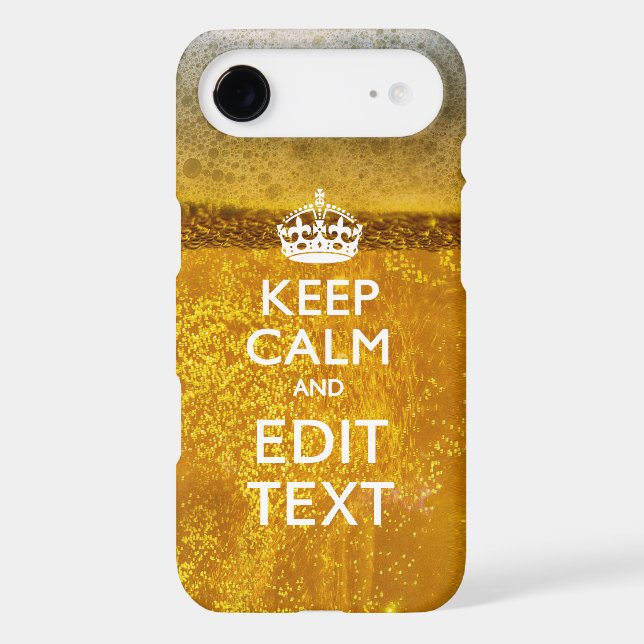 Keep Calm And Your Text for some Beer Case-Mate Samsung Galaxy Case (Back)