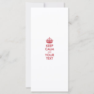 KEEP CALM and YOUR TEXT - Personalised TEXT