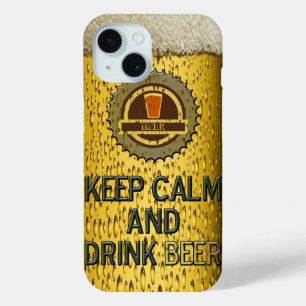 Keep calm anddrink beer iPhone 6 case