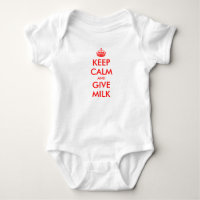 Keep Calm baby outfit | Keep calm and give milk