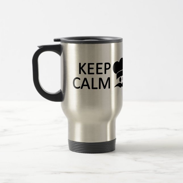 Keep Calm & Become a Chef custom mug (Left)