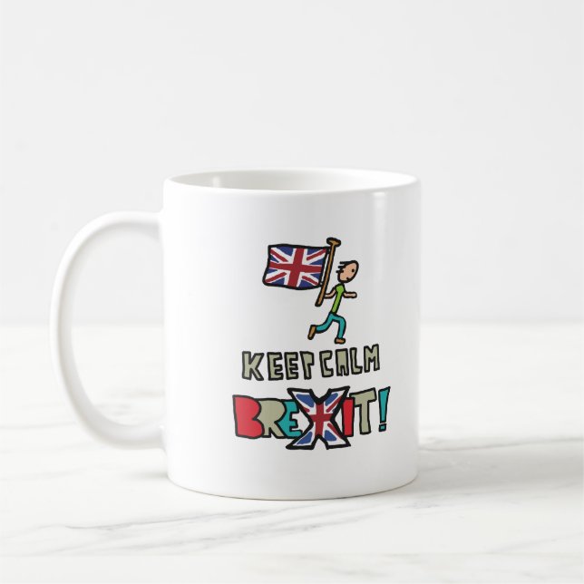 Keep Calm Brexit Coffee Mug (Left)