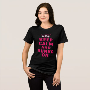Keep Calm Bunko Tri-Blend Shirt