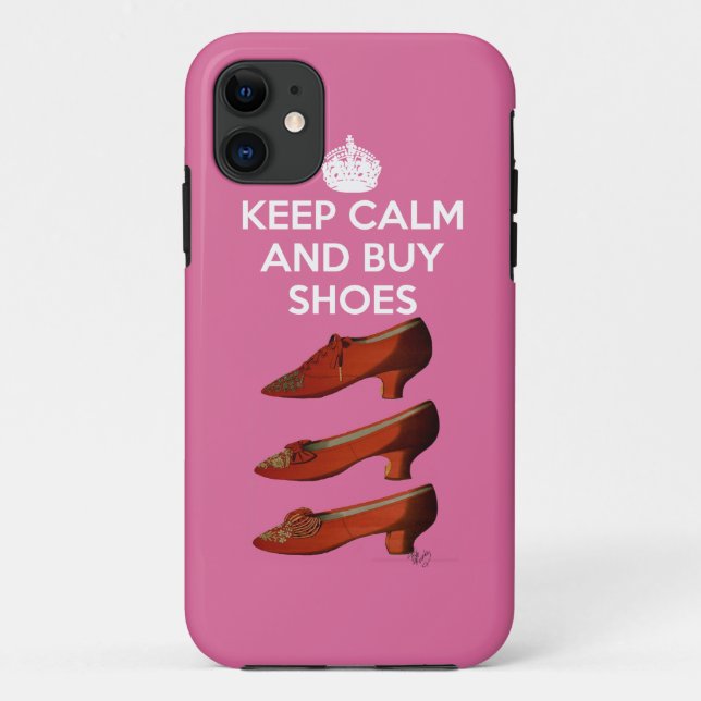 Keep Calm Buy Shoes 2 Case-Mate iPhone Case (Back)