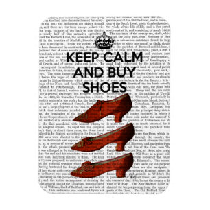 Keep Calm Buy Shoes Magnet