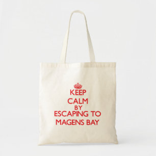 Keep calm by escaping to Magens Bay Virgin Islands Tote Bag