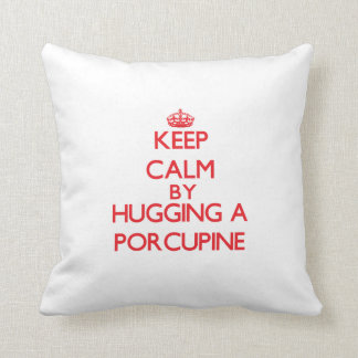 Keep calm by hugging a Porcupine Cushion