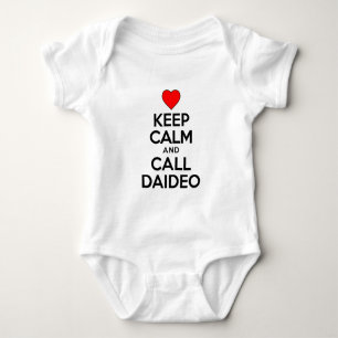 Keep Calm Call Daideo Baby Bodysuit