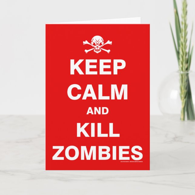 Keep Calm Card (Front)