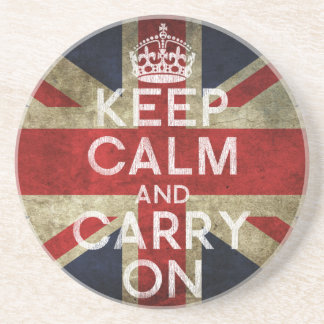 Keep Calm Carry On Coaster