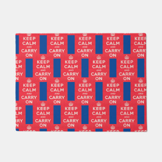 KEEP CALM & CARRY ON,  DOORMAT