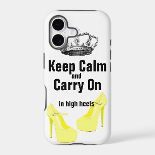 Keep Calm Carry On High Heel Shoes iPhone 5