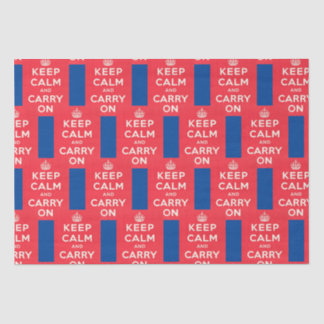 KEEP CALM & CARRY ON,  TISSUE PAPER