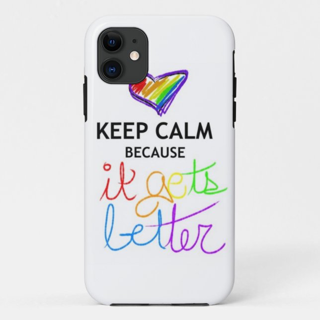 Keep Calm Case-Mate iPhone Case (Back)