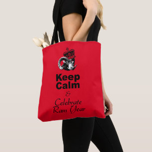 Keep Calm Celebrate Ram Year A Tote Bag