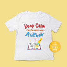 Keep Calm Children's Book Author Unisex T-shirt