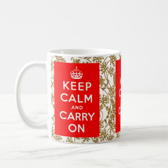 Keep Calm Coffee Mug (Left)