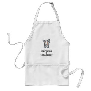 Keep Calm Collie Standard Apron