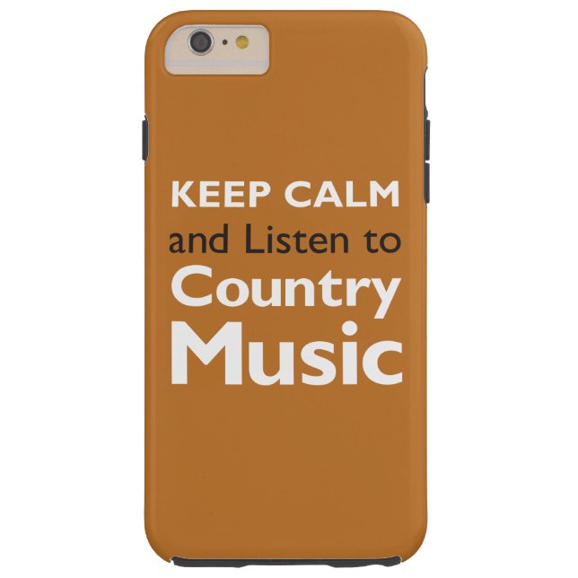 Keep Calm Country Case-Mate iPhone Case (Back)