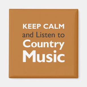Keep Calm Country Magnet