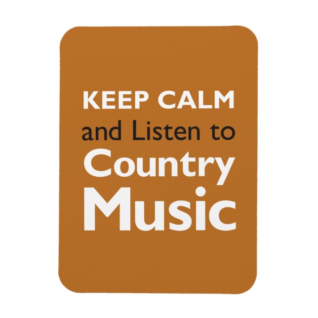 Keep Calm Country Magnet (Vertical)