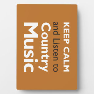 Keep Calm Country Plaque