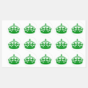 Keep Calm Crown Green