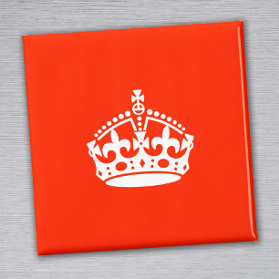 Keep Calm Crown Magnet