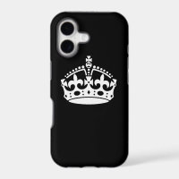 KEEP CALM CROWN on Black Customise This!