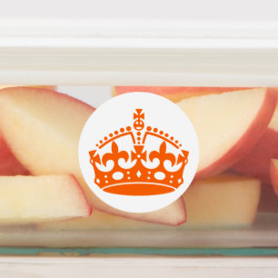 Keep Calm Crown Orange
