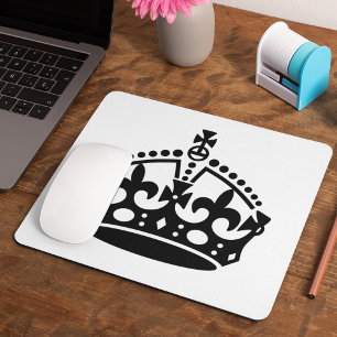 Keep Calm Crown Template Mouse Mat