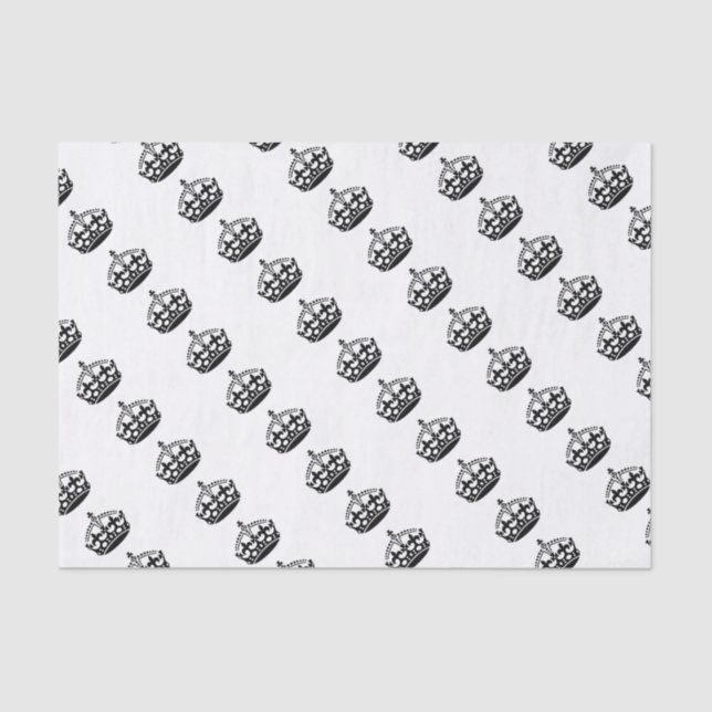 Keep Calm Crown Tissue Paper (Front)