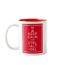 Keep Calm & CTRL + ALT + DEL Funny Programmer Gift