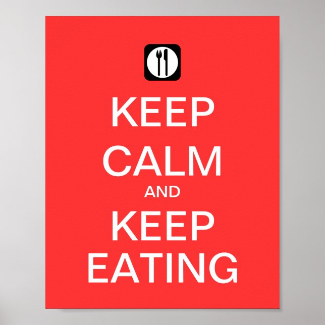 Keep Calm Custom Poster (Front)
