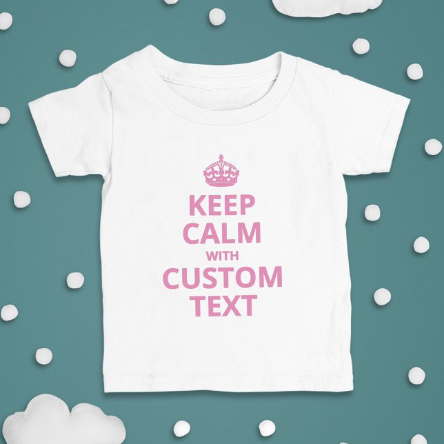 Keep Calm Custom Quote Template T-Shirt (Creator Uploaded)