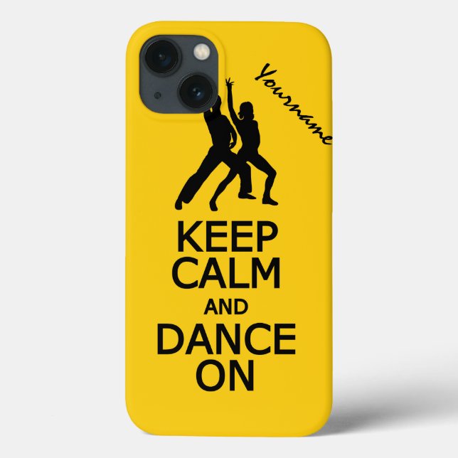 Keep Calm & Dance On custom colour iPad case (Back)
