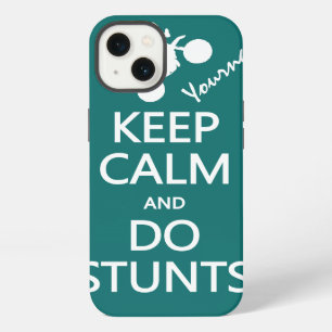Keep Calm & Do Stunts custom color iPad case