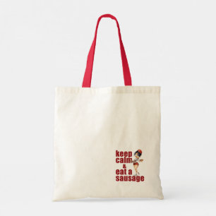 Keep calm & eat a Sausage Tote Bag