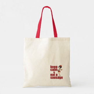 Keep calm & eat a Sausage Tote Bag