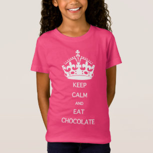 KEEP CALM  EAT and Eat CHOCOLATE T-Shirt