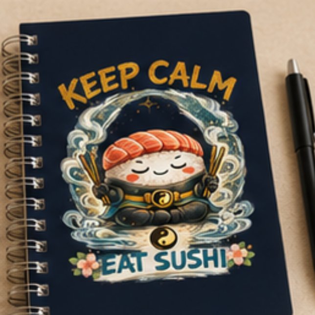 Keep Calm & Eat Sushi – Zen Kawaii Sushi Planner (Creator Uploaded)