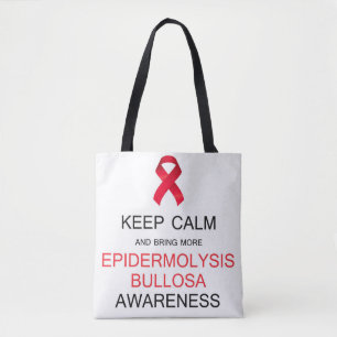 Keep Calm for Epidermolysis Bullosa Awareness Tote Bag